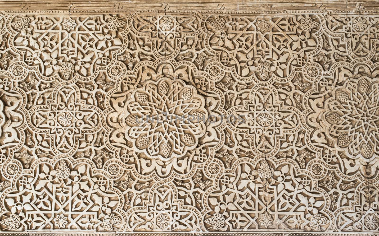 Islamic ornaments on wall by deyan_georgiev