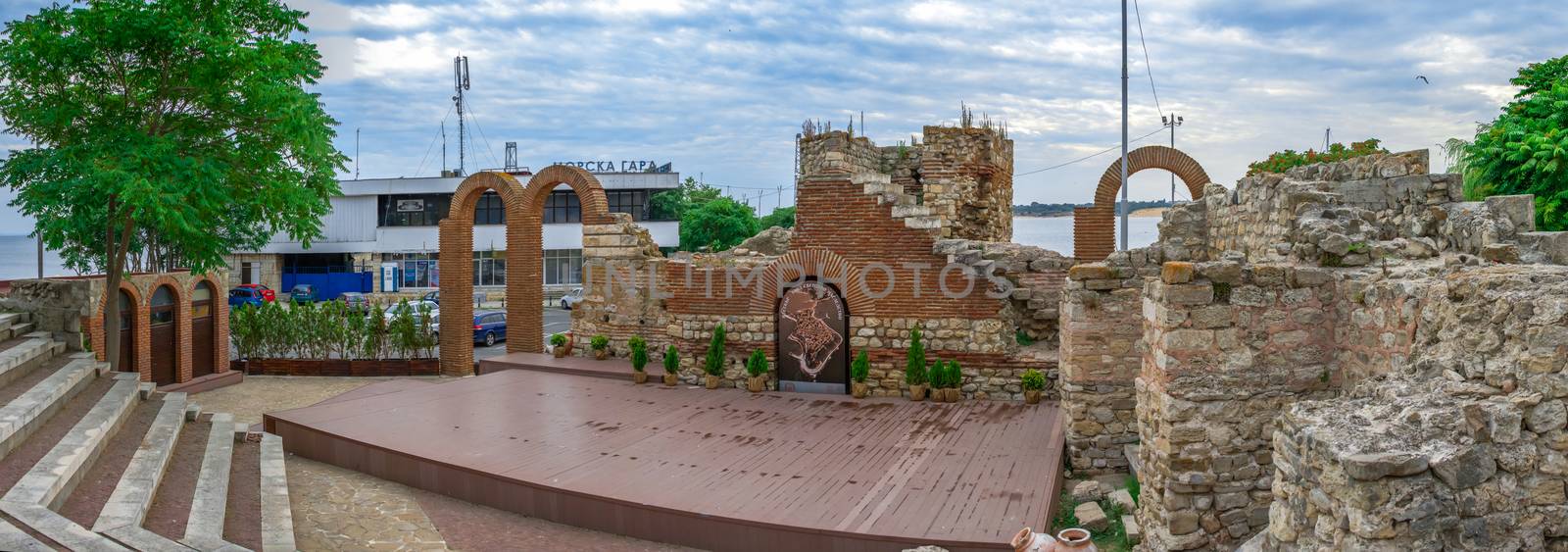 Ancient theatre in Nessebar, Bulgaria by Multipedia