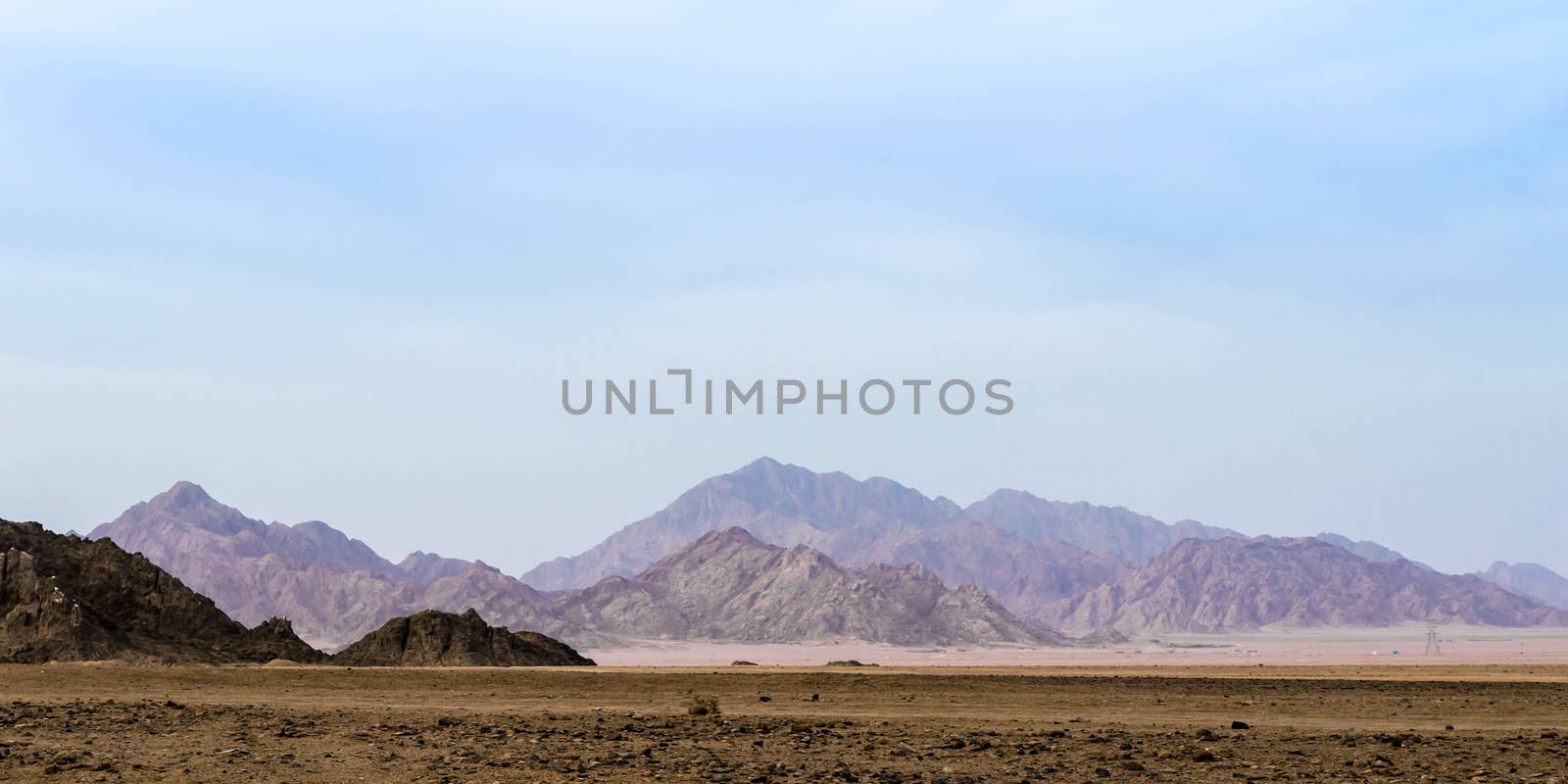 mountains in the desert Sharm El Sheikh Egypt