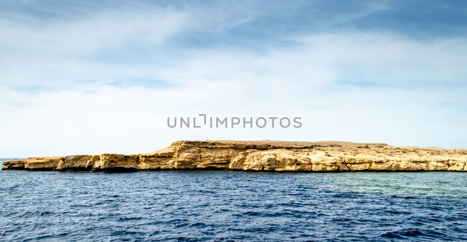 Egypt Sharm El Sheikh South Sinai red sea view of the rocky coast
