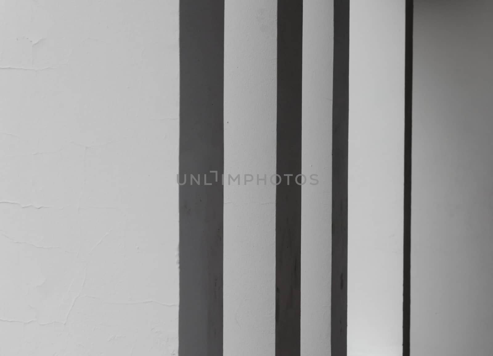 abstract black white pattern row of gray walls