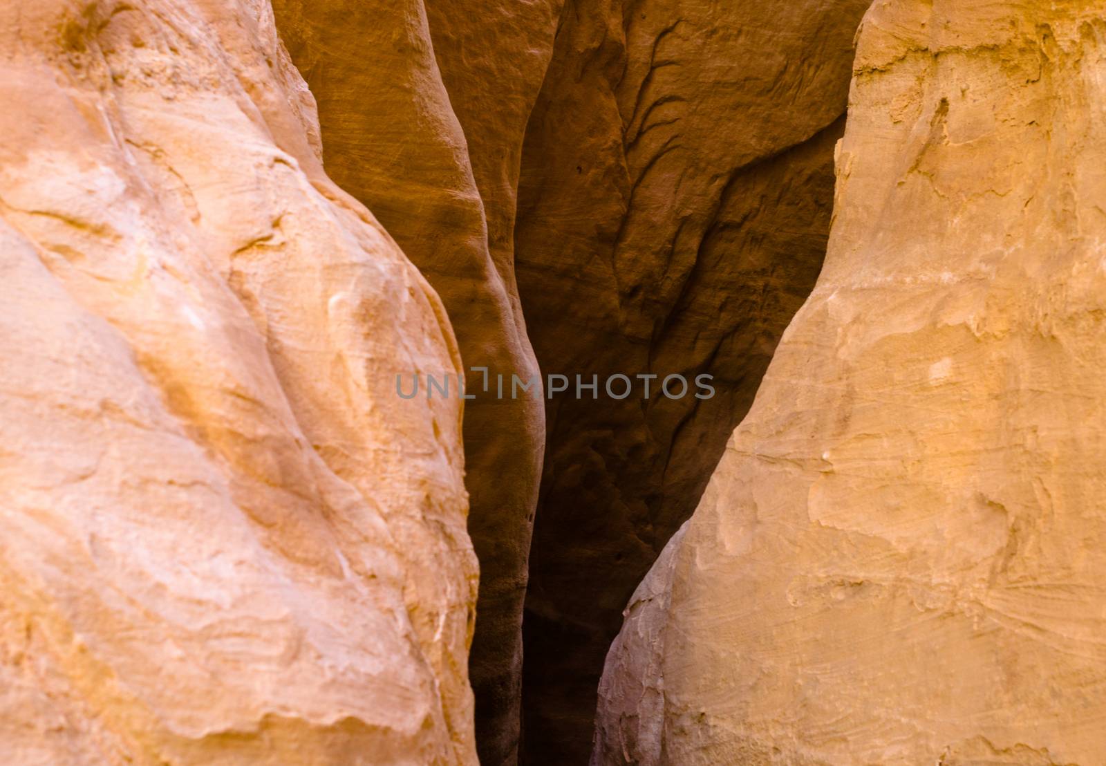 high rocky mountains in the desert in Egypt Dahab South Sinai