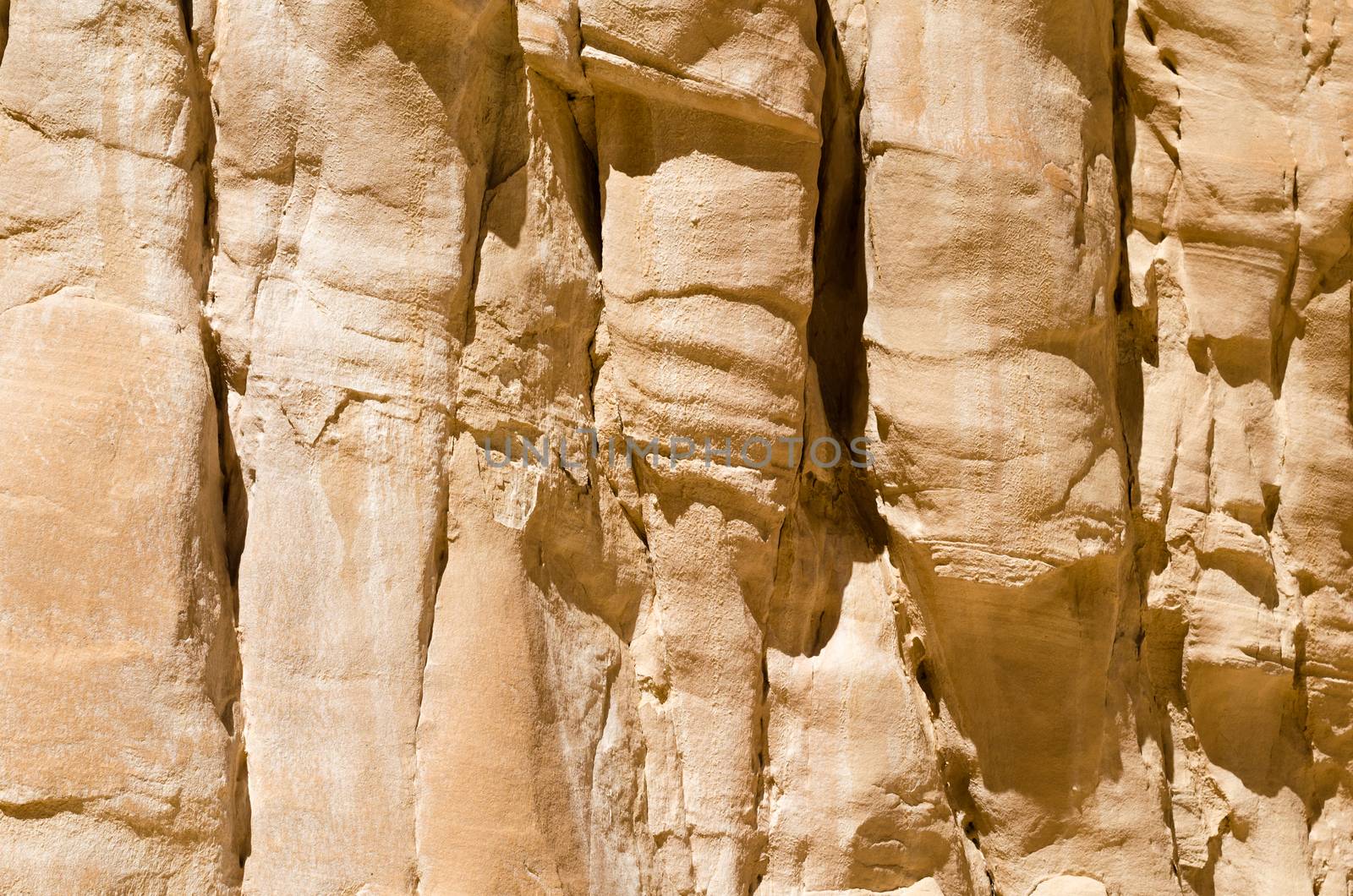 high rocky mountains in the desert in Egypt Dahab South Sinai