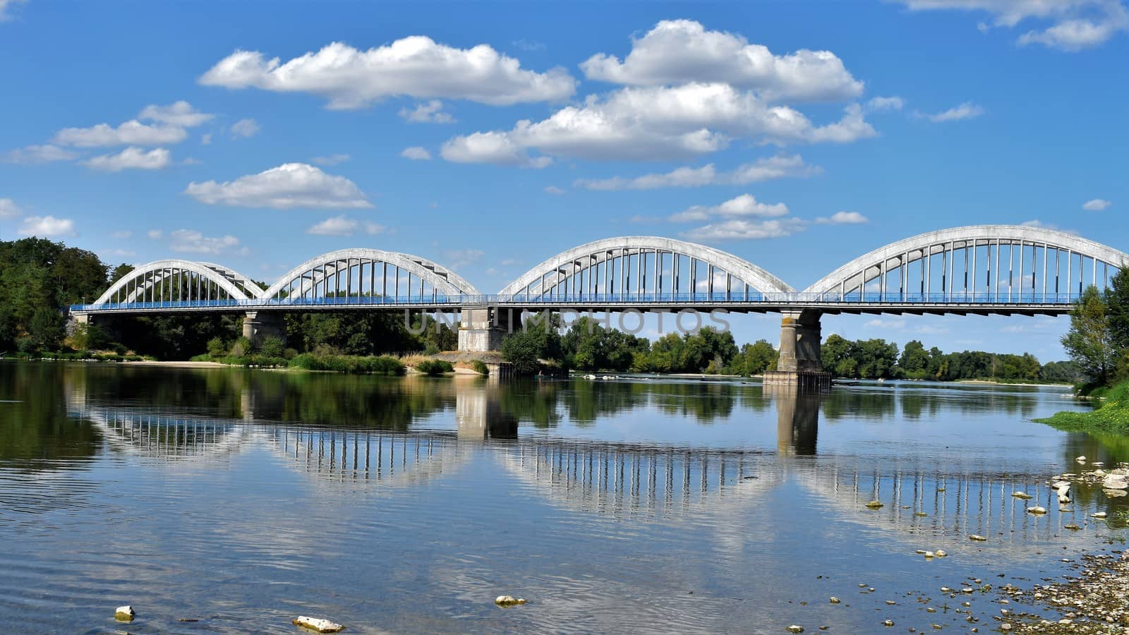 Riverside life on the Loire in the Loire Valley.