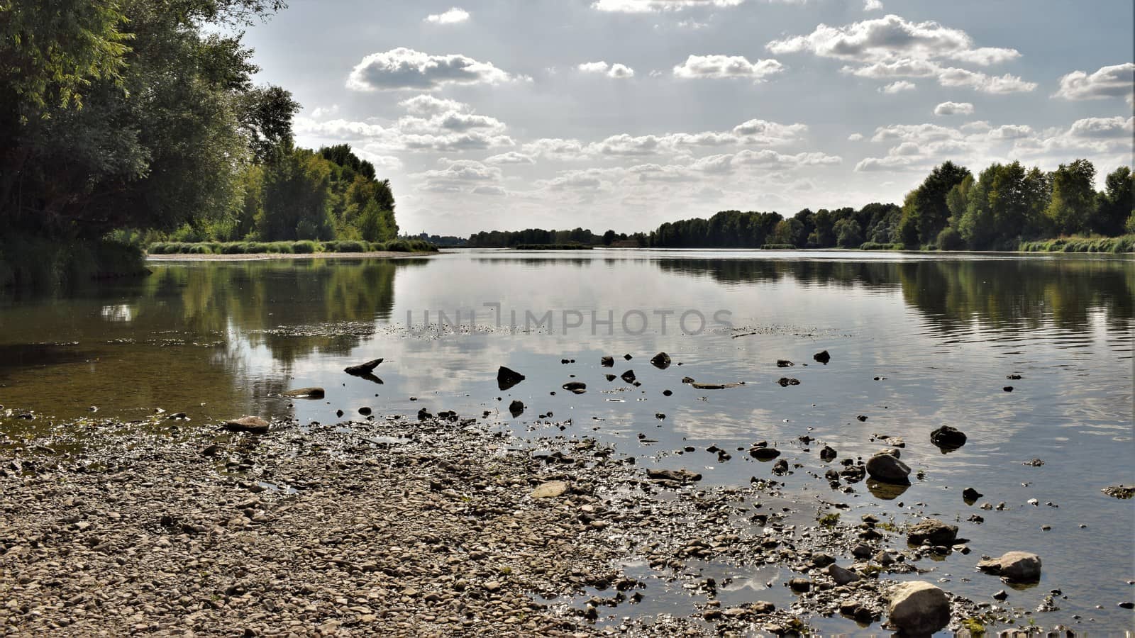 Riverside life on the Loire in the Loire Valley.