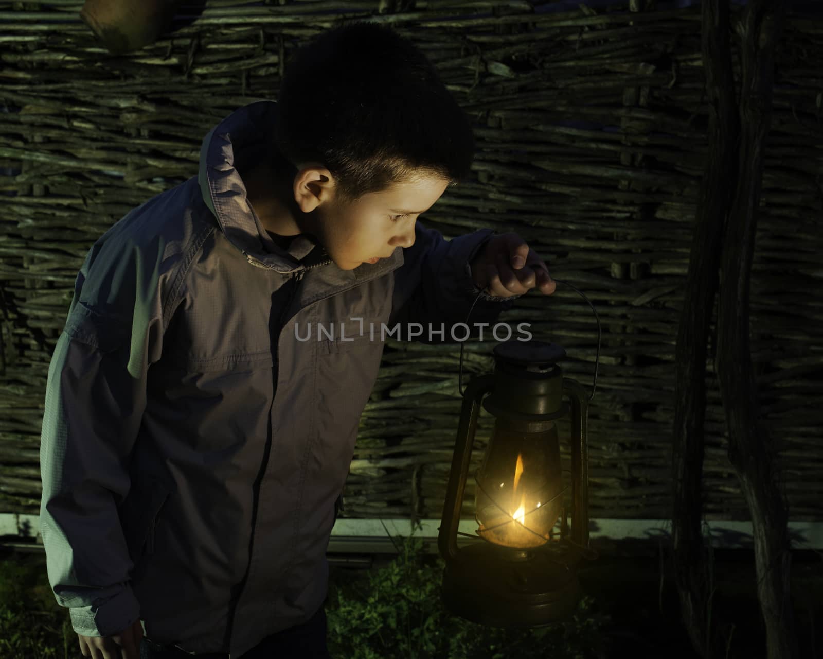 Child walk in the darkness by deyan_georgiev