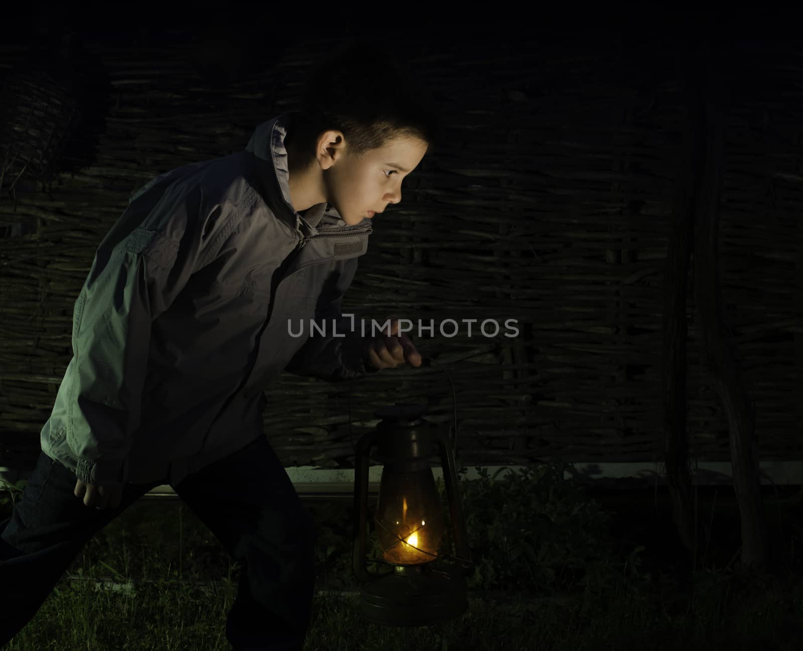 Child walk in the darkness by deyan_georgiev