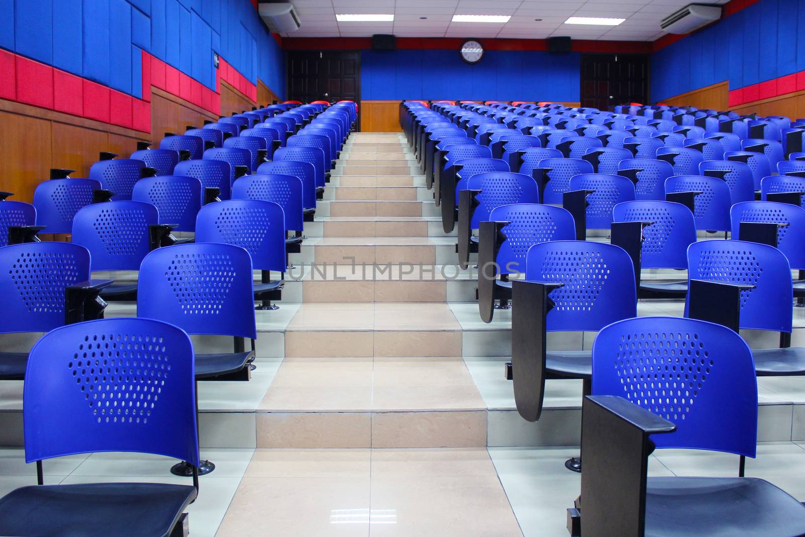 Empty lecture hall in university