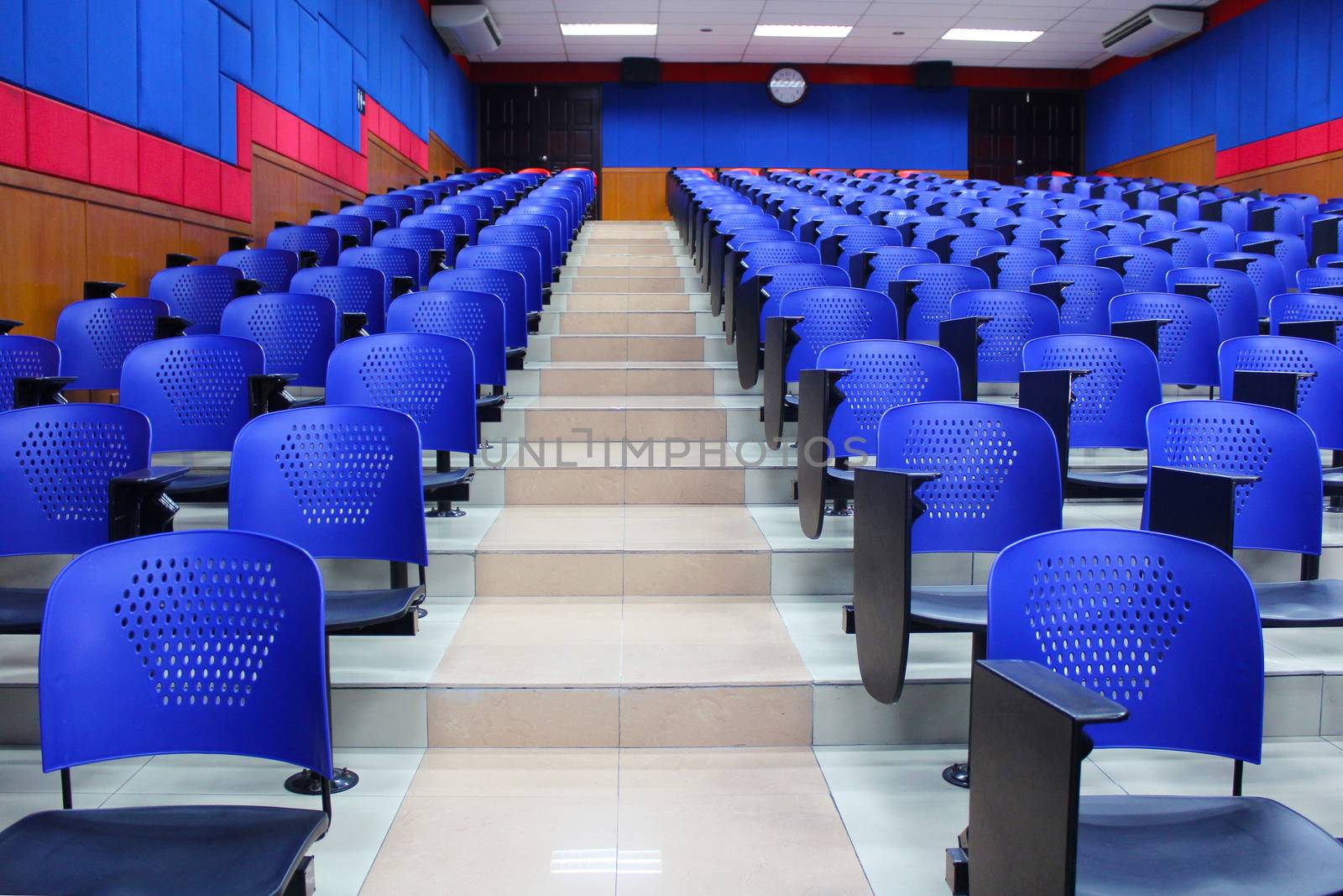 Empty lecture hall in university