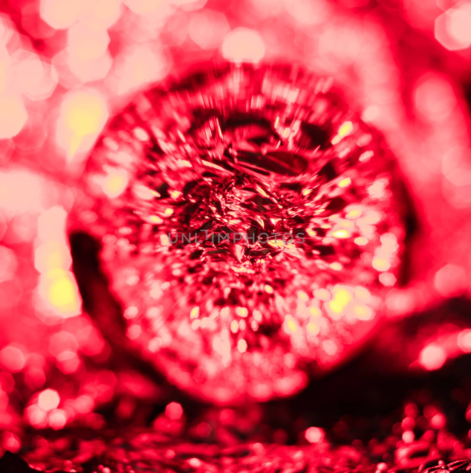 red ball abstract background
