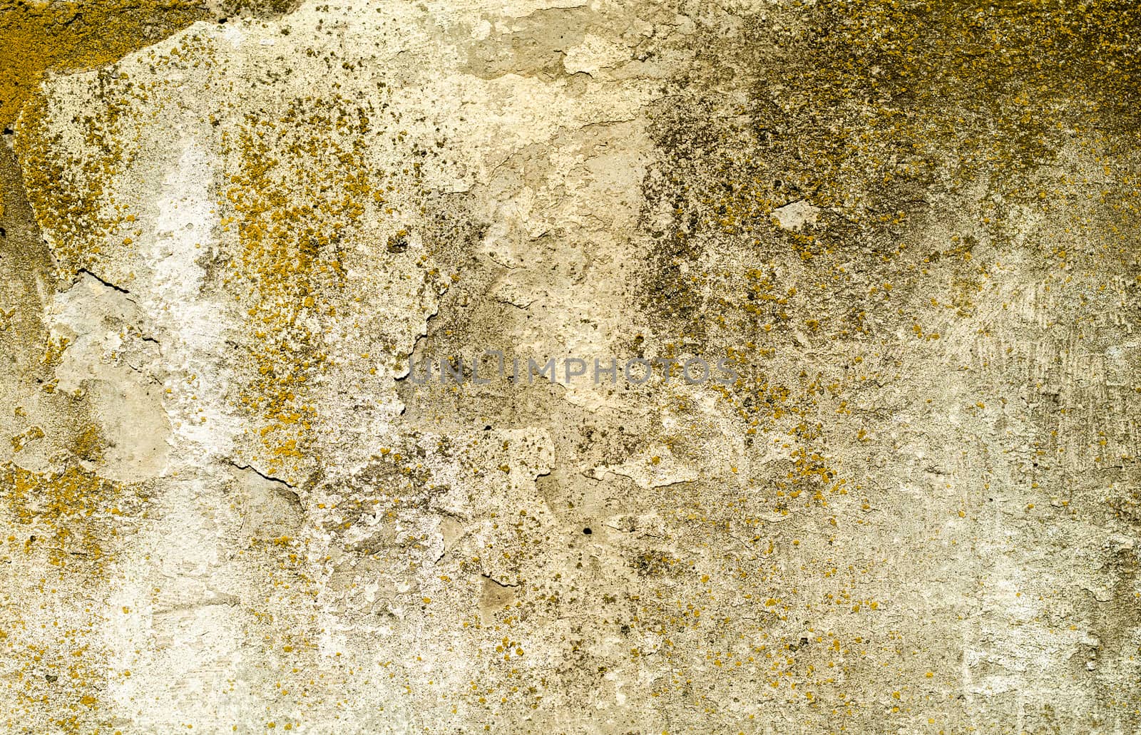 rusty texture old concrete wall with remnants of plaster