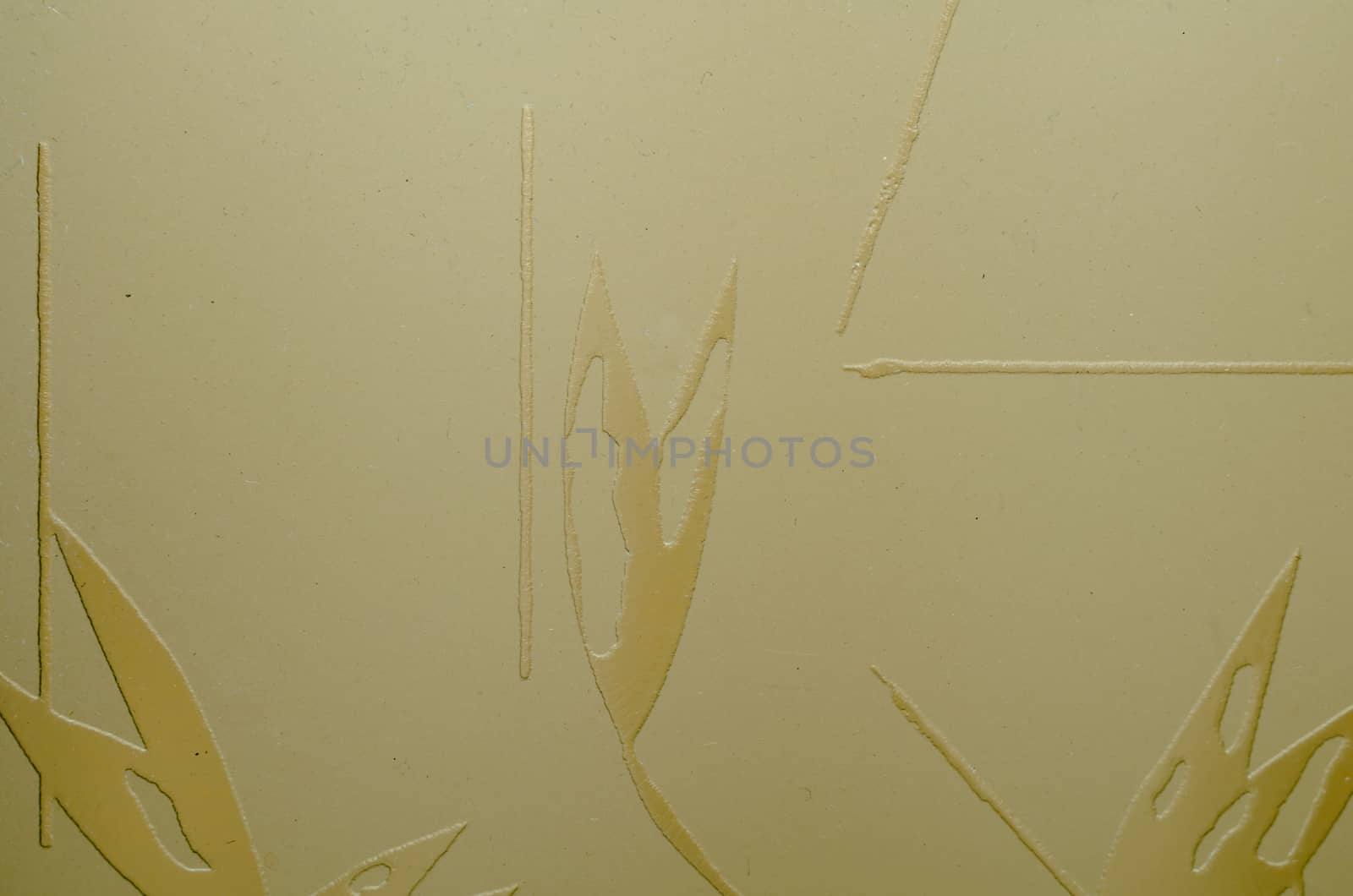 beige abstract drawing closeup