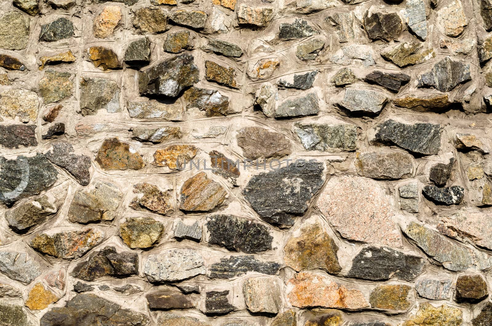 texture wall made of natural stone