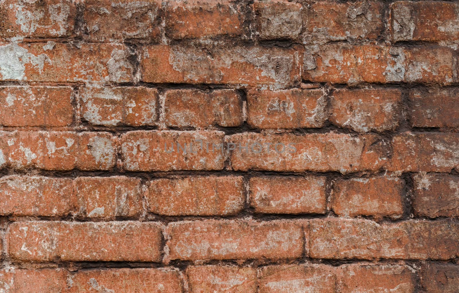 texture of the old shabby dirty brick wall