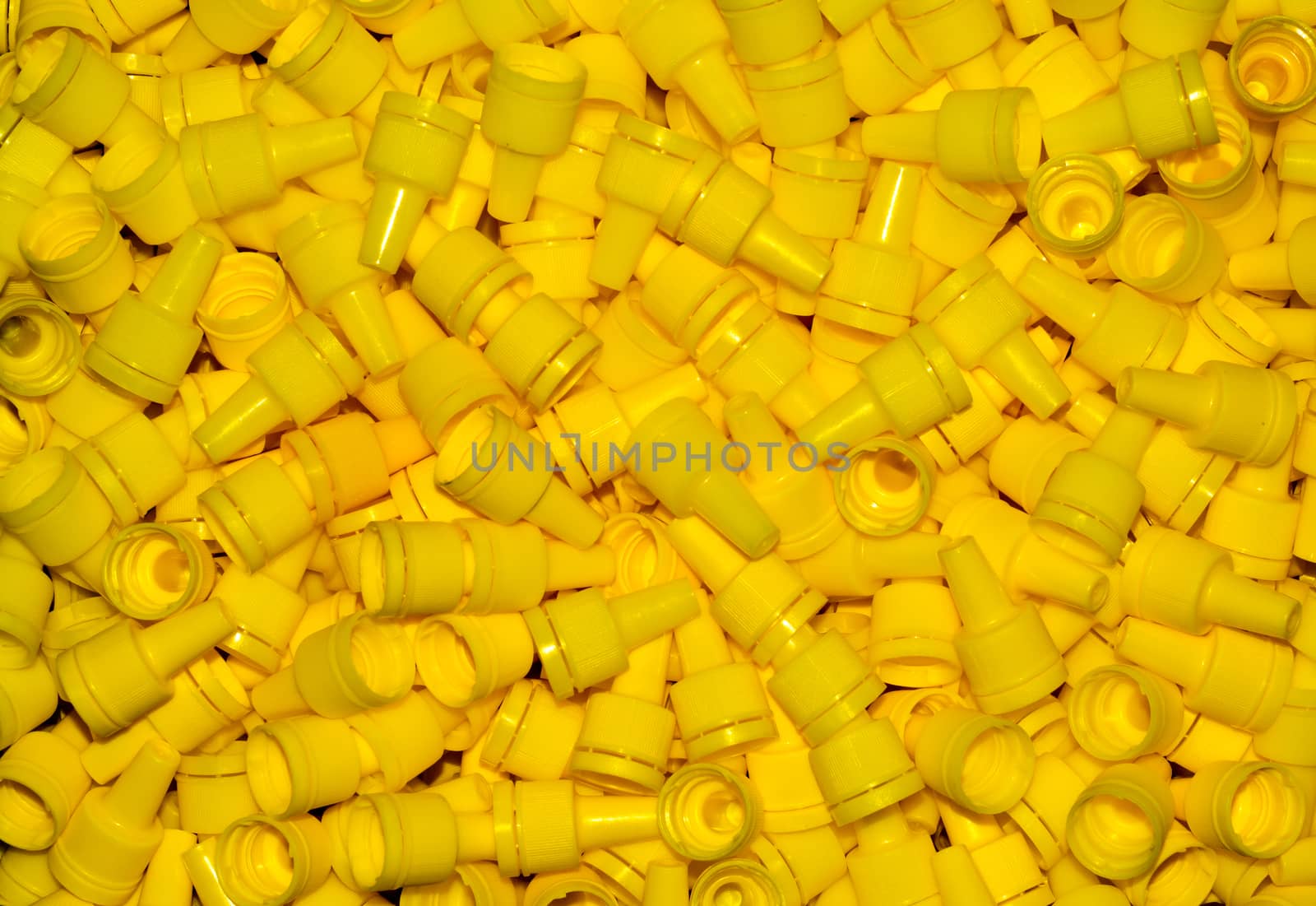 texture yellow plastic lids