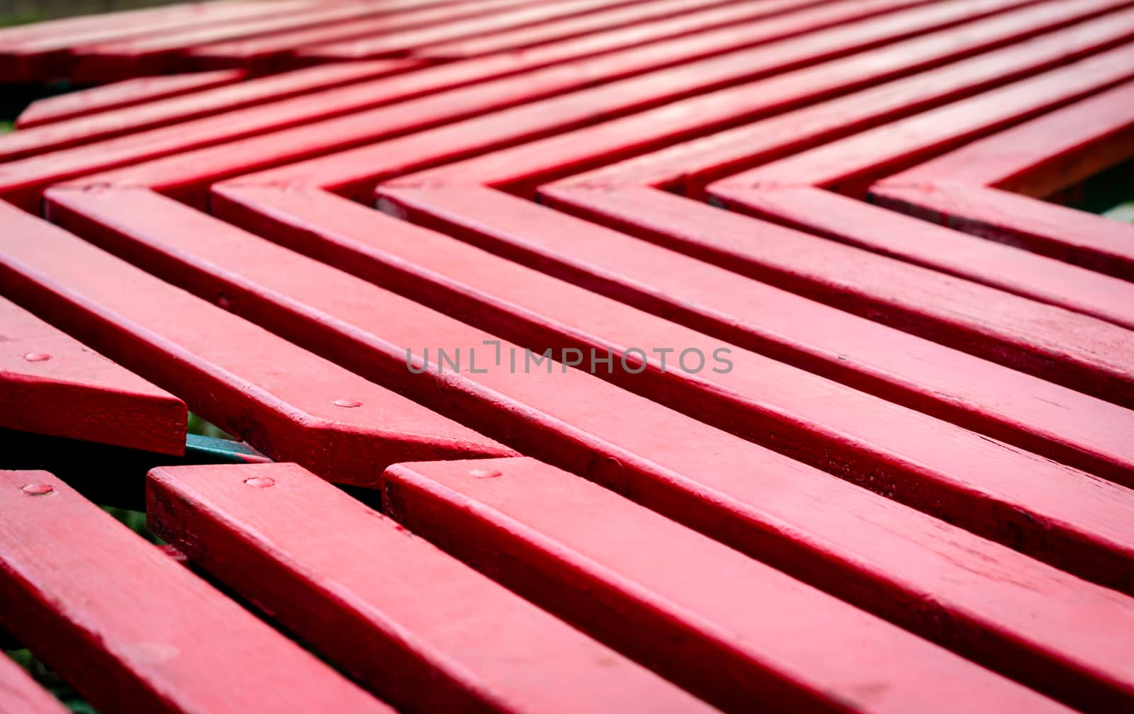 texture wooden boards painted red paint close-up