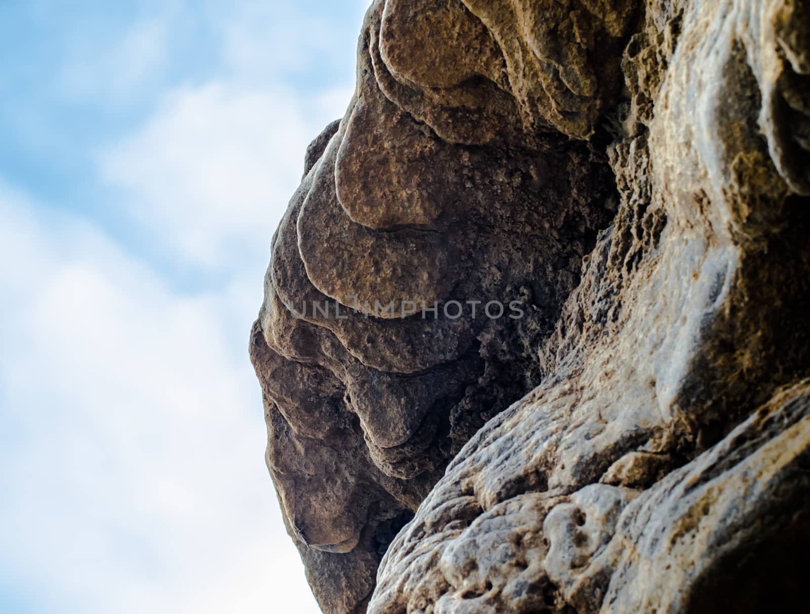 texture of volcanic stone