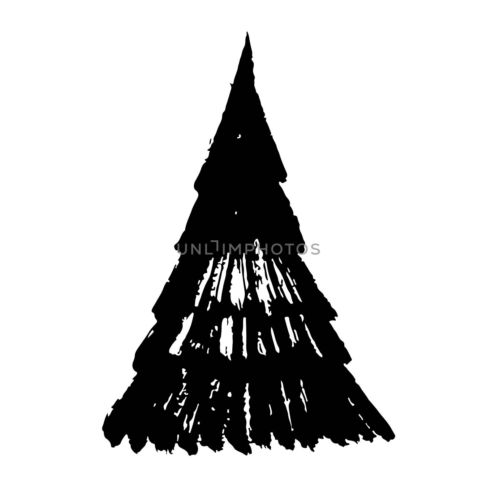 Christmas tree doodle design  by simpleBE