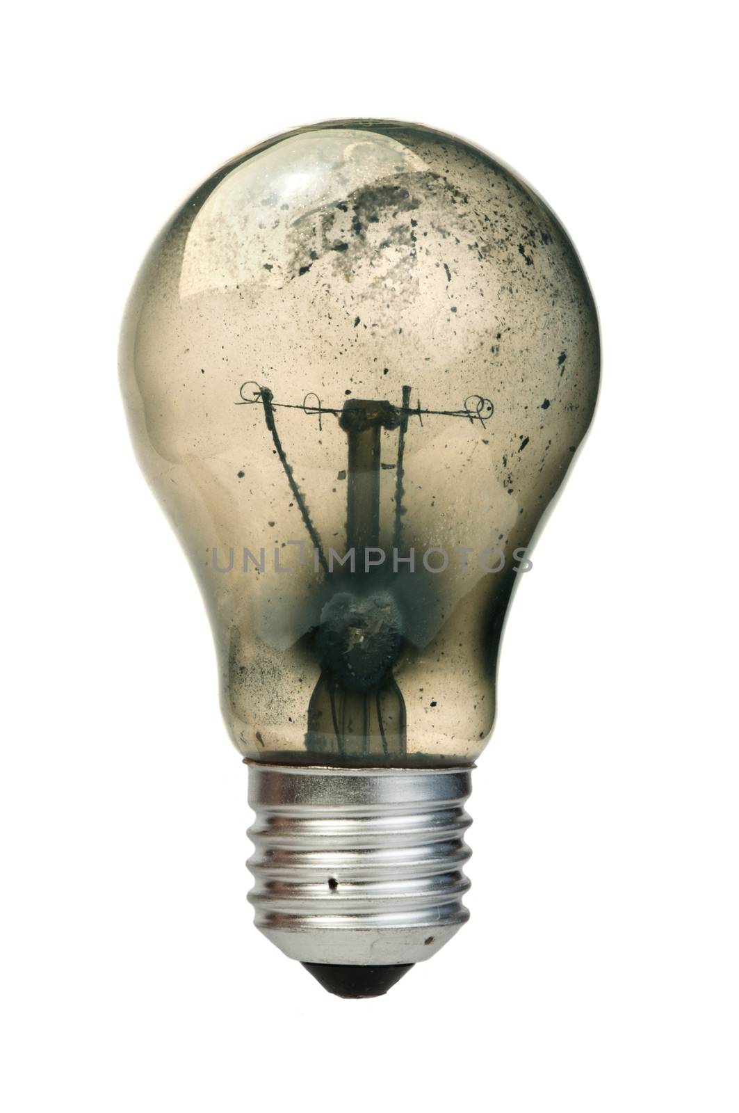 Old burned light bulb by deyan_georgiev