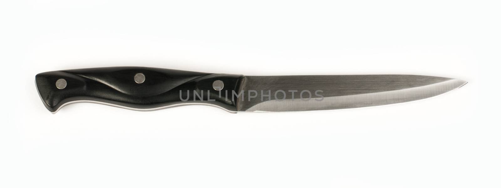 Knife on white background