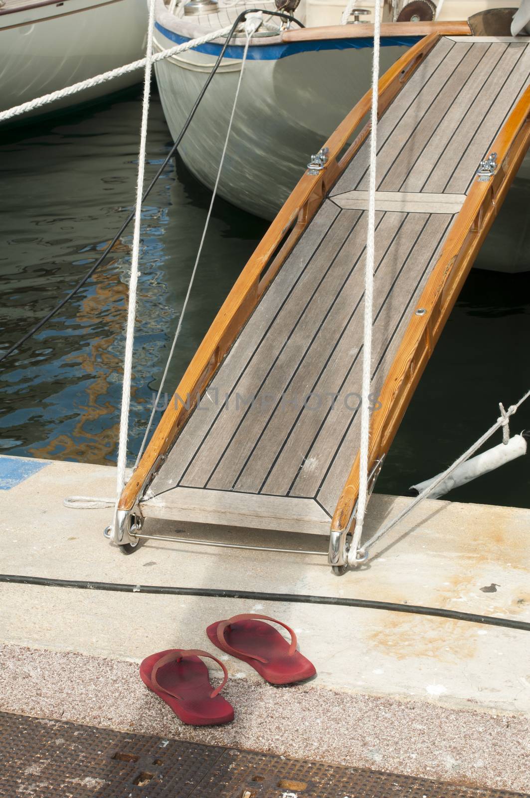 Yacht boarding ladder by deyan_georgiev