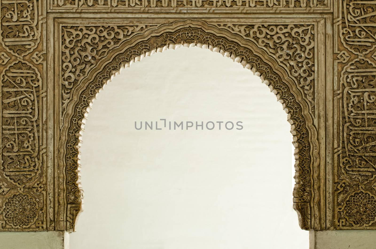 Islamic ornaments on a wall  by deyan_georgiev