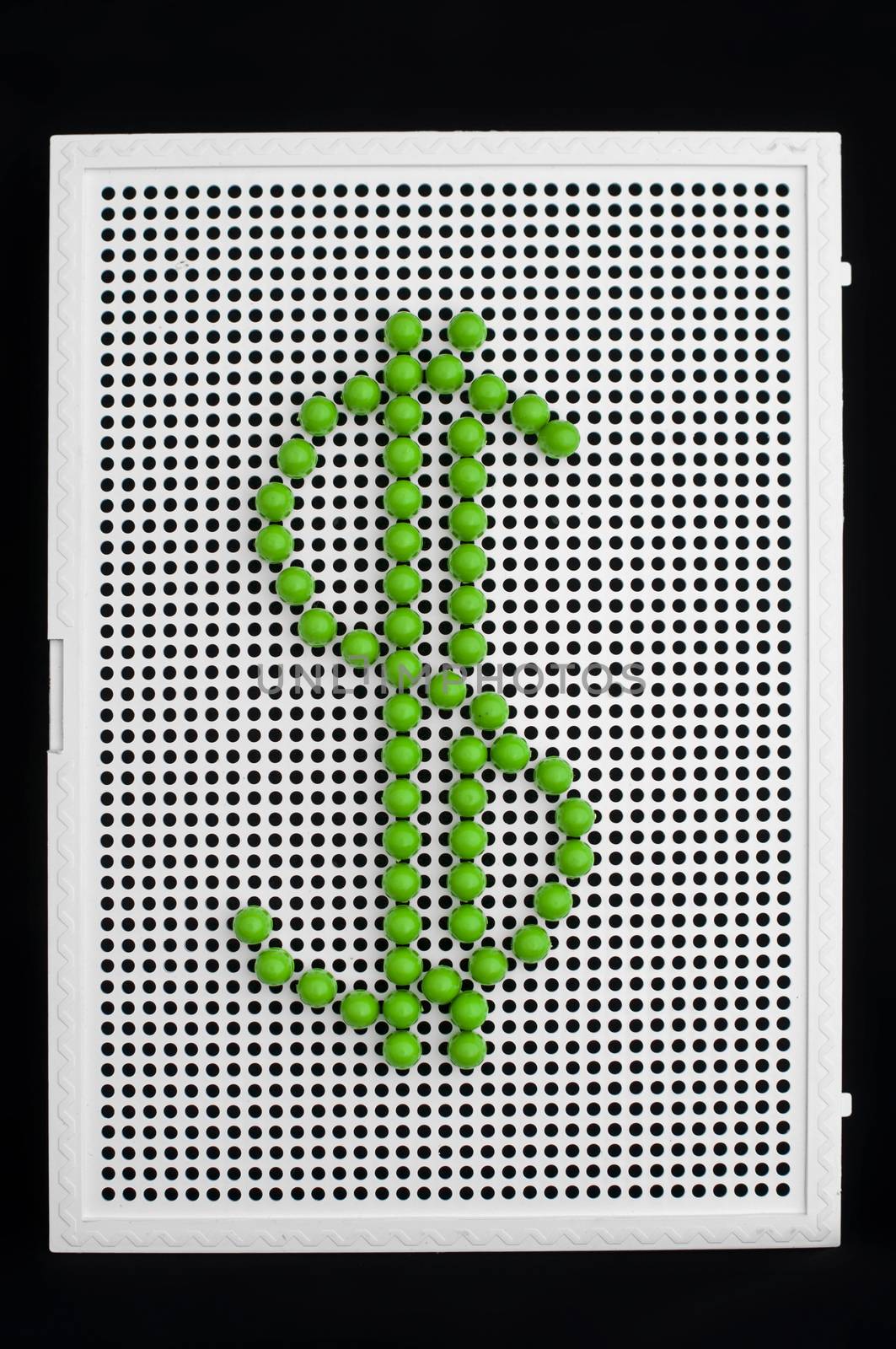 Dollar symbol on child mosaic by deyan_georgiev