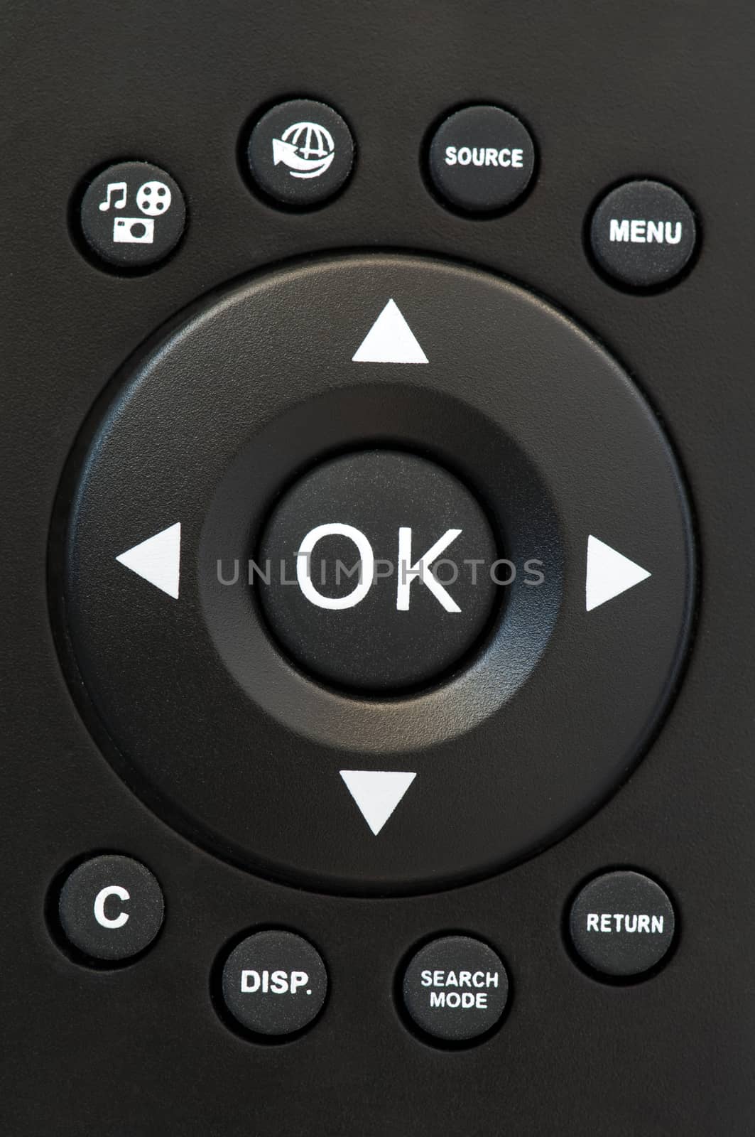 Television remote control buttons by deyan_georgiev