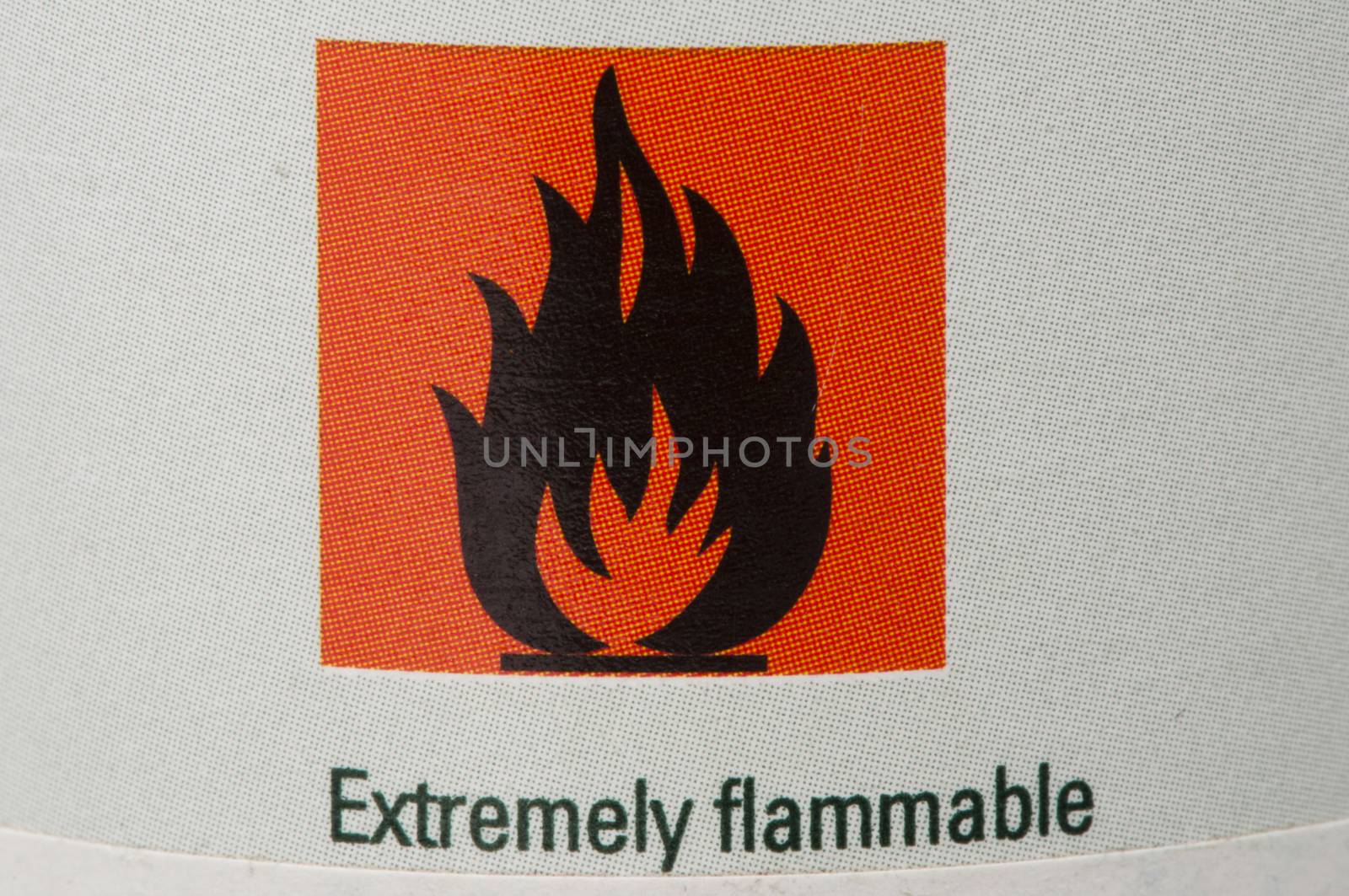 Symbol for flammable liquids by deyan_georgiev