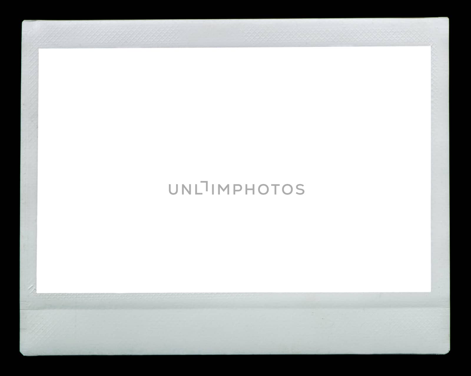Instant photo frame isolated.Snapshot