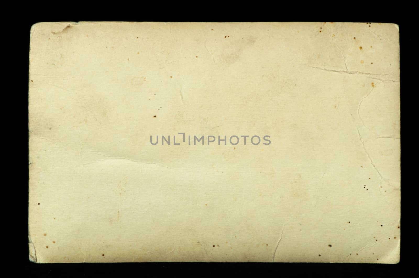 old paper sheet black isolated