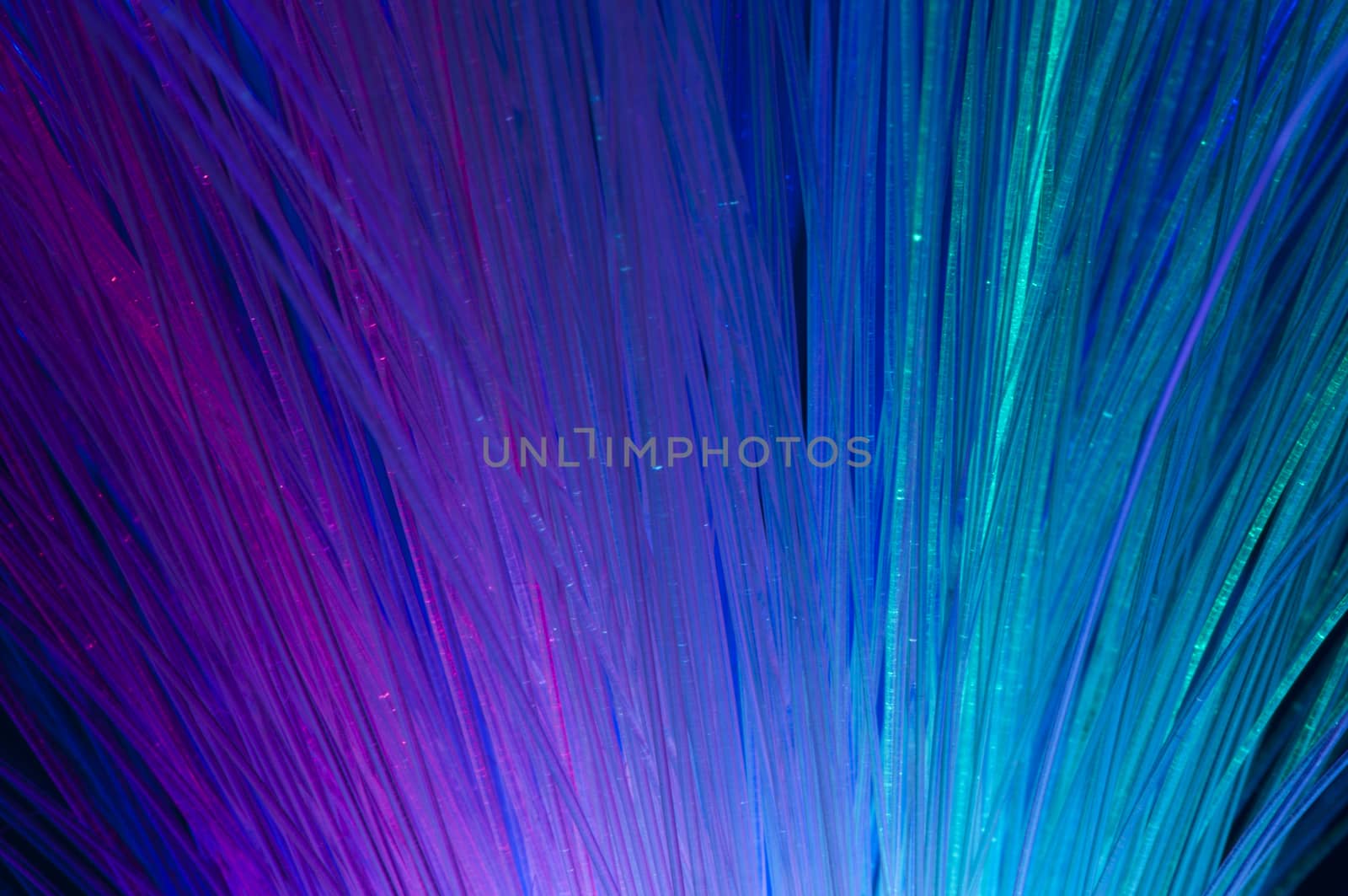 Blue colors optical fibers