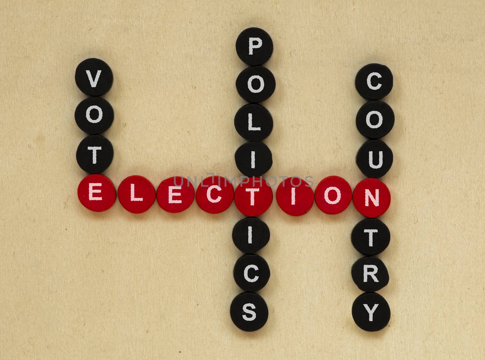 Elections conception texts in crossword.