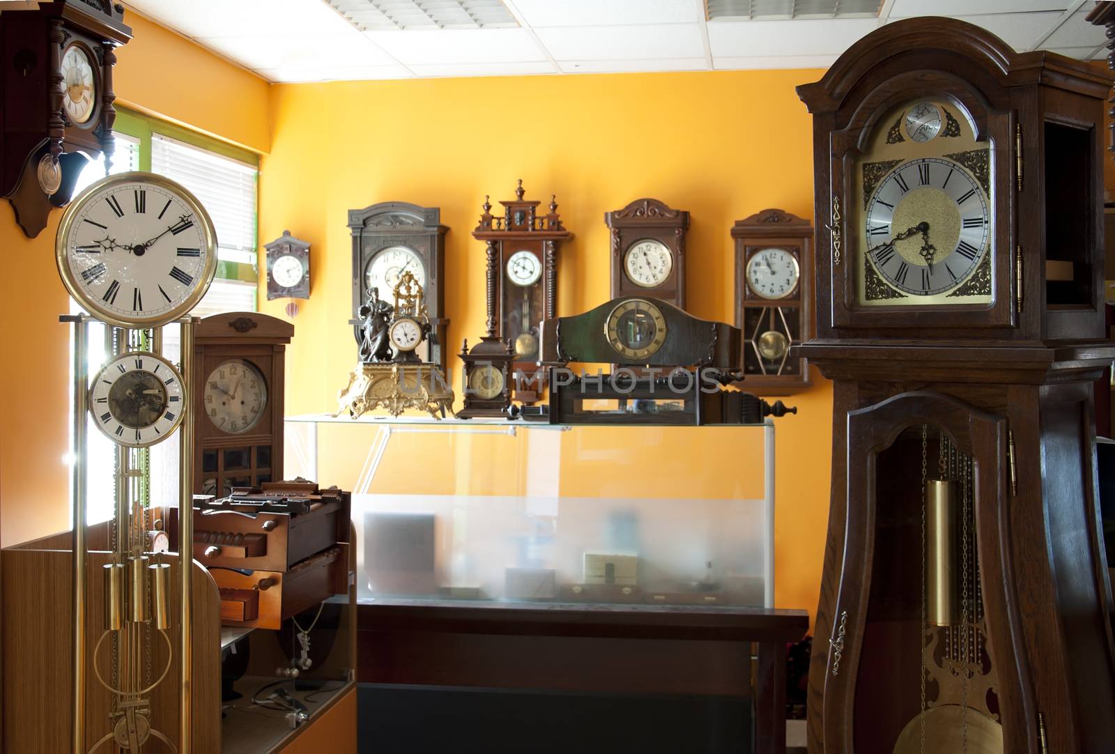 Old antique clocks by deyan_georgiev