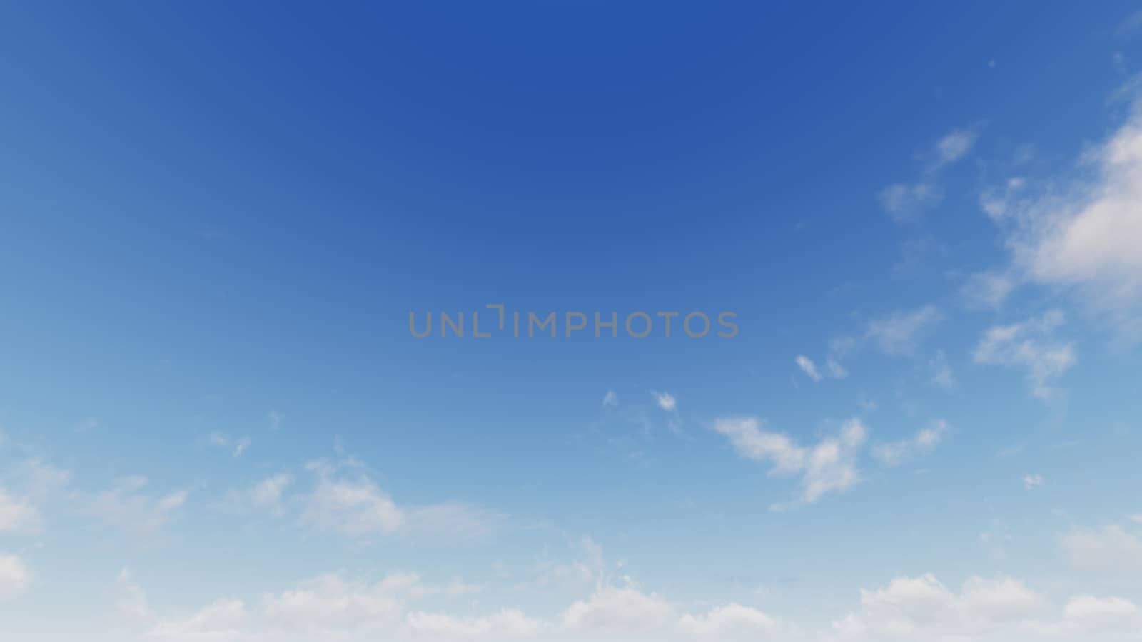 Cloudy blue sky abstract background, blue sky background with tiny clouds, 3d rendering

