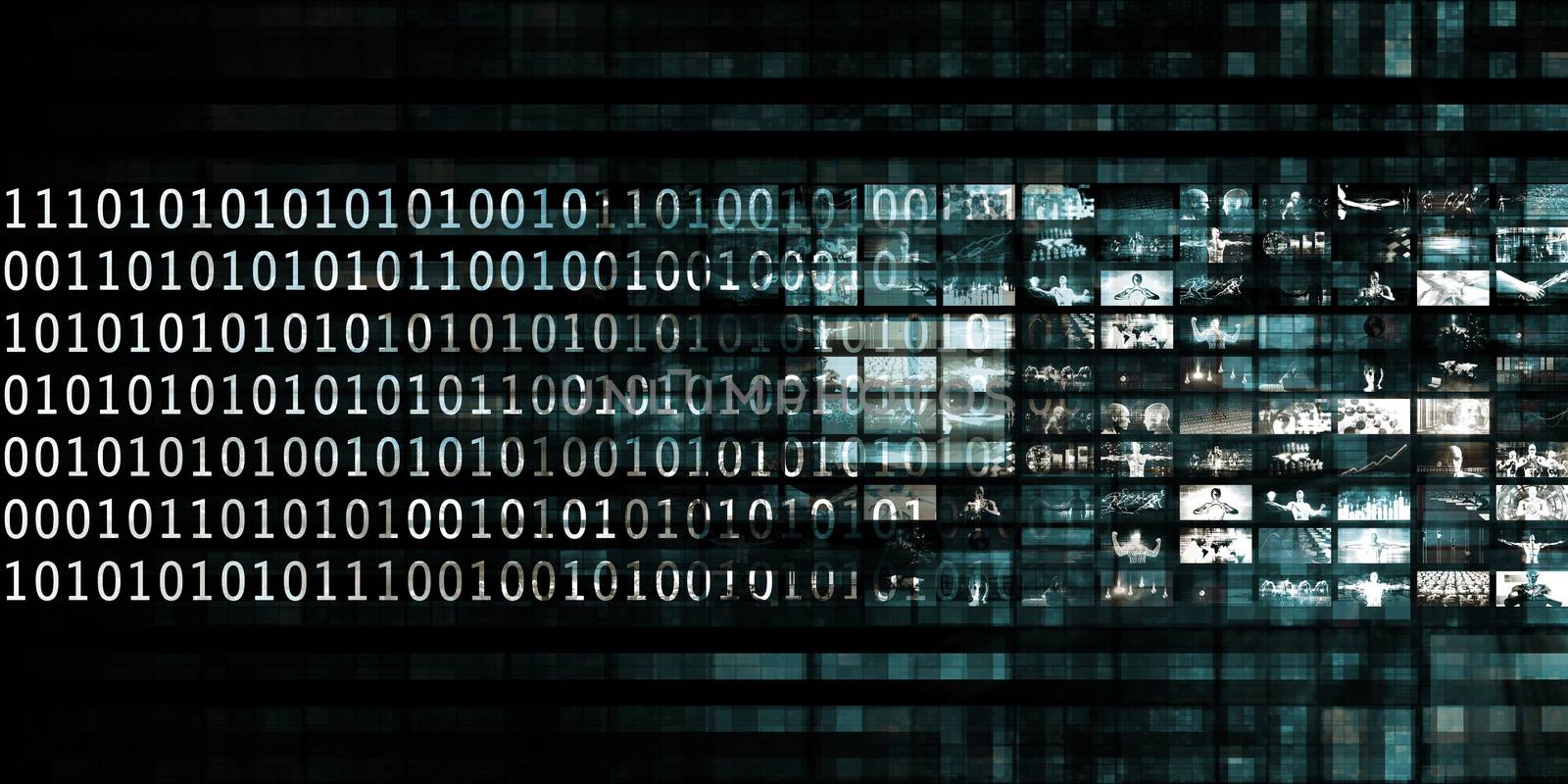 Technology Background as a Digital Abstract Futuristic Concept