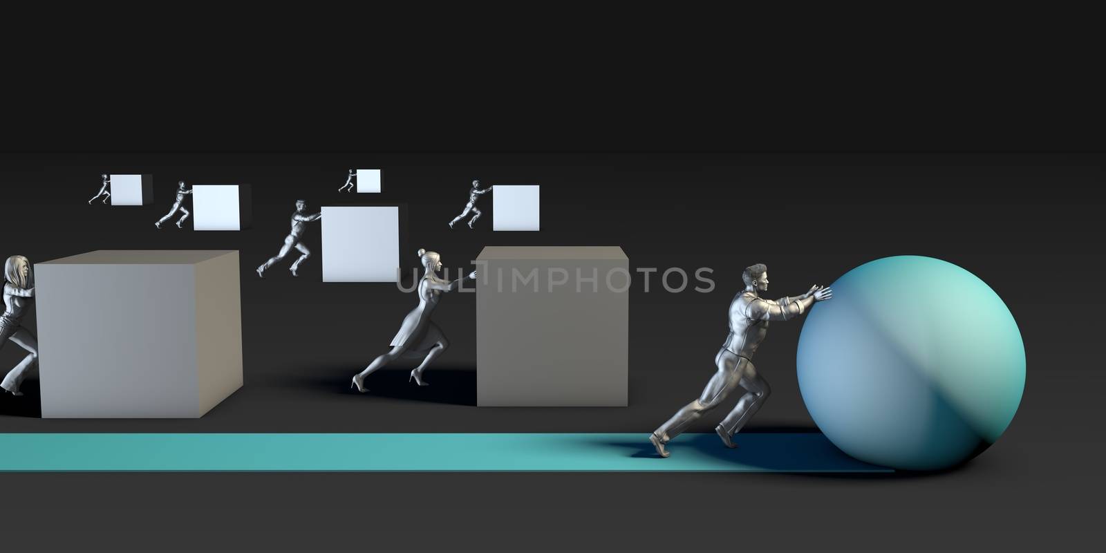 Achieve Success in the Technology Industry as Business Concept