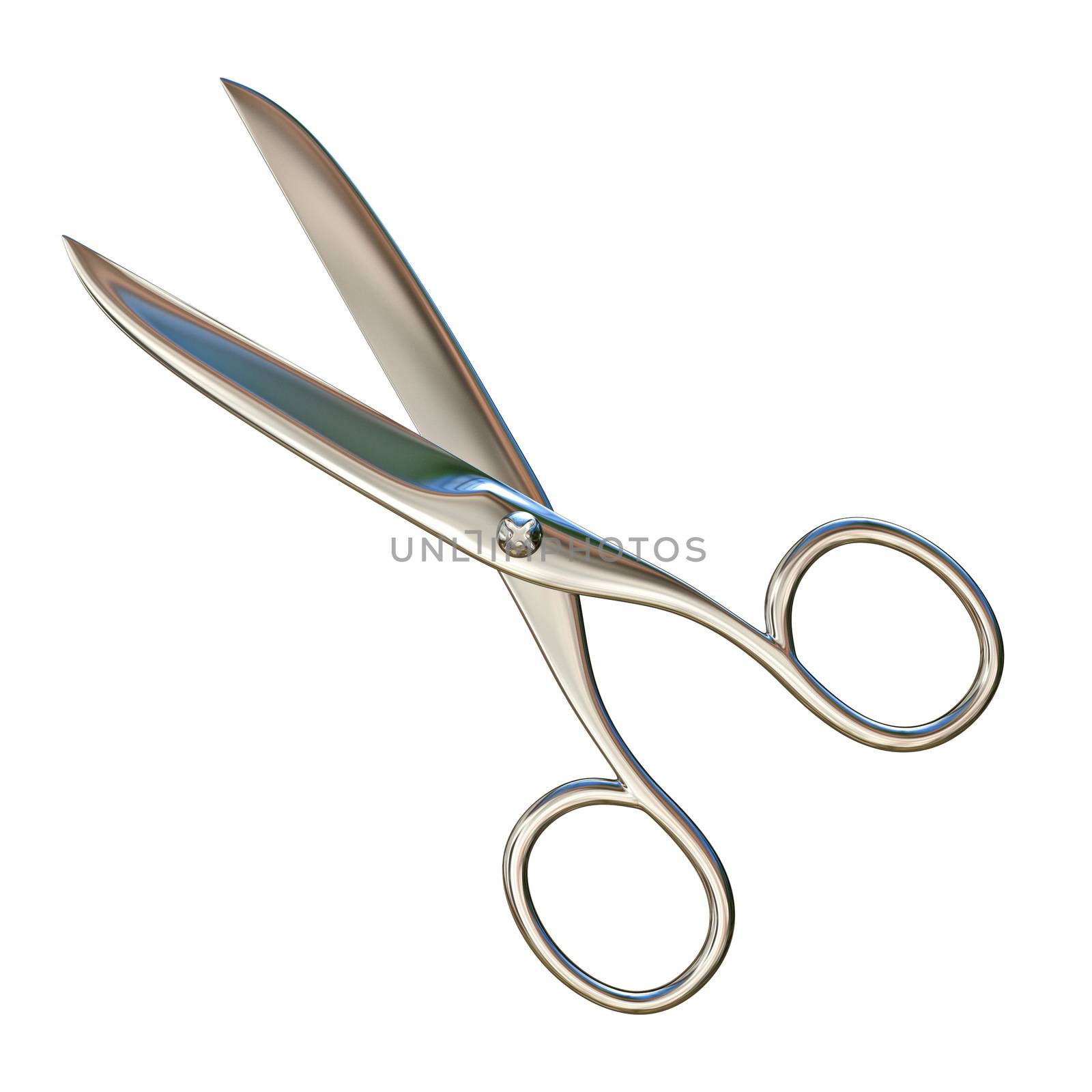 Metal scissors 3D by djmilic
