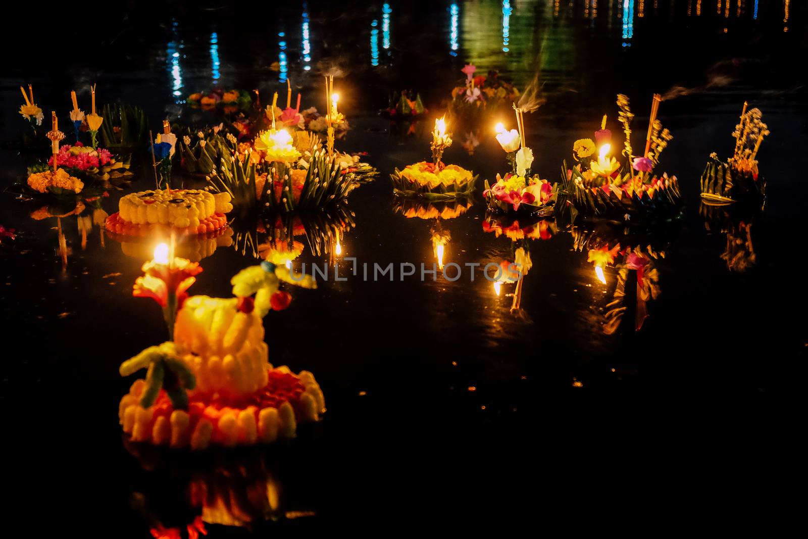 Loi Krathong festival, Loy Krathong Day is one of the most popular festivals of Thailand celebrated annually on the Full-Moon Day of the Twelfth Lunar Month.
