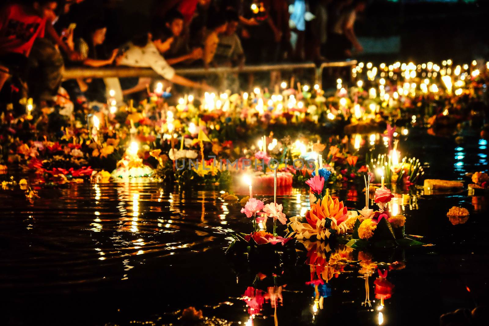 Loi Krathong festival, Loy Krathong Day is one of the most popular festivals of Thailand celebrated annually on the Full-Moon Day of the Twelfth Lunar Month.