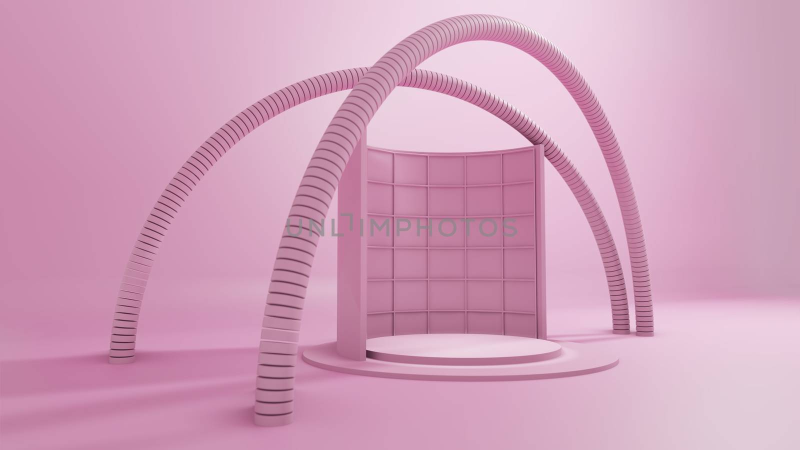 3D rendering, Abstract Geometric Background by cherezoff