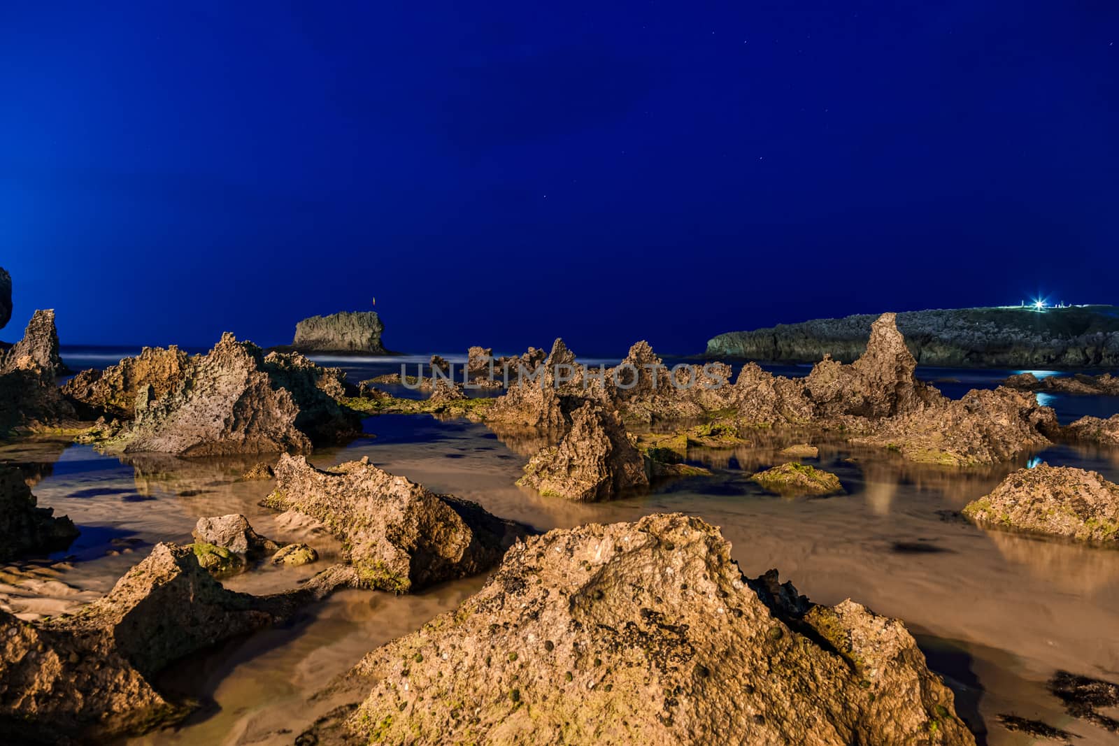 View of the Toro Beach, Llanes, Asturias, Spain