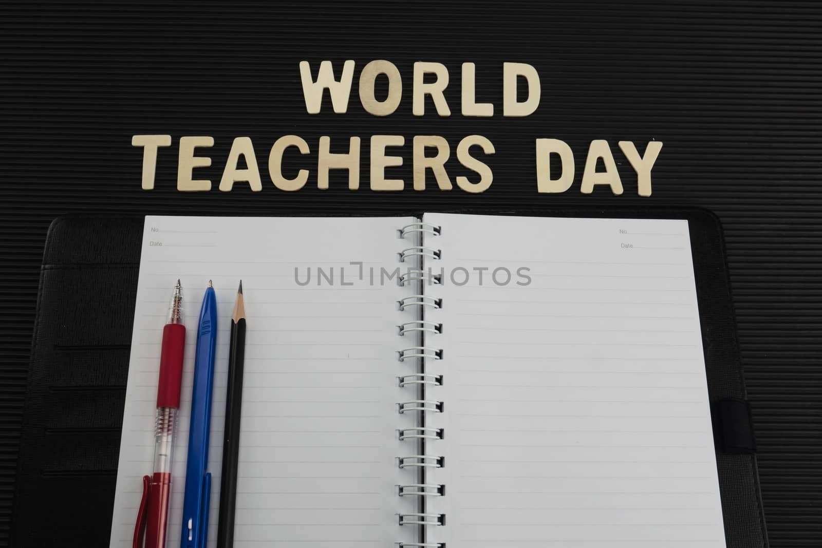 World Teachers' Day background - 5 October Unesco World Teachers's Day celebration concept