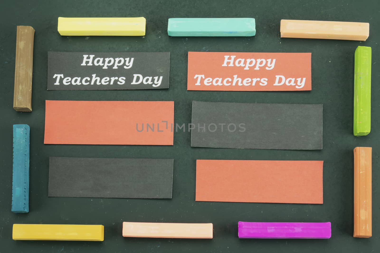 World Teachers' Day background - 5 October Unesco World Teachers's Day celebration concept by pairhandmade