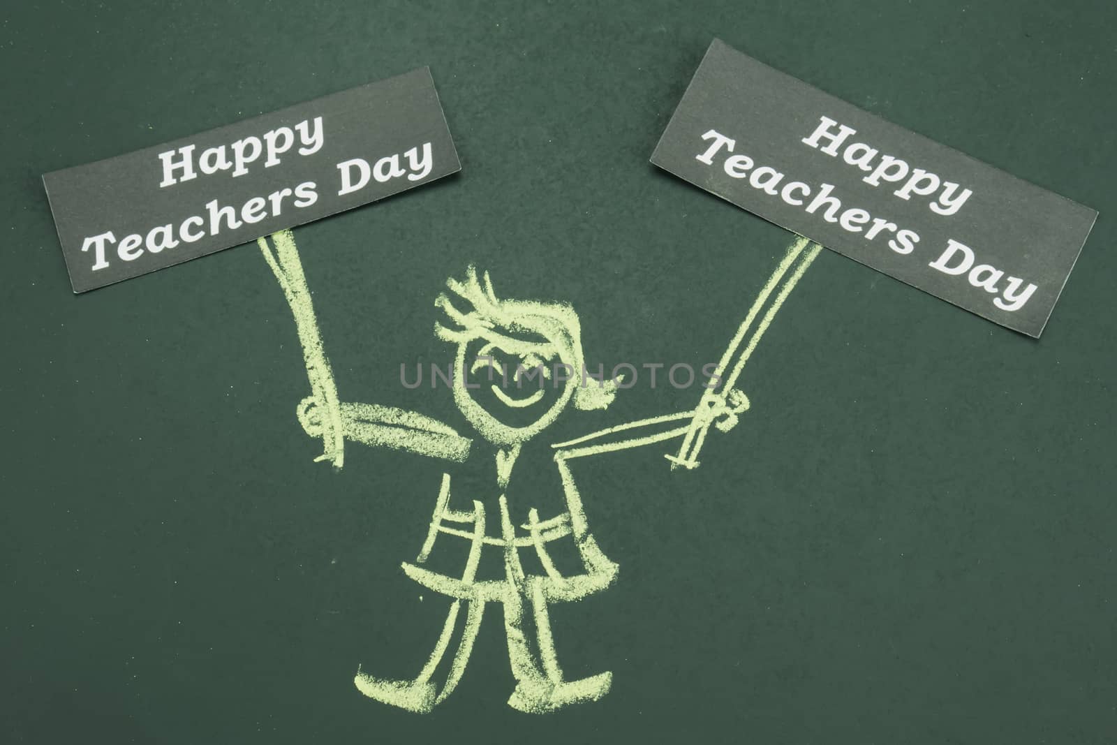 World Teachers' Day background - 5 October Unesco World Teachers's Day celebration concept