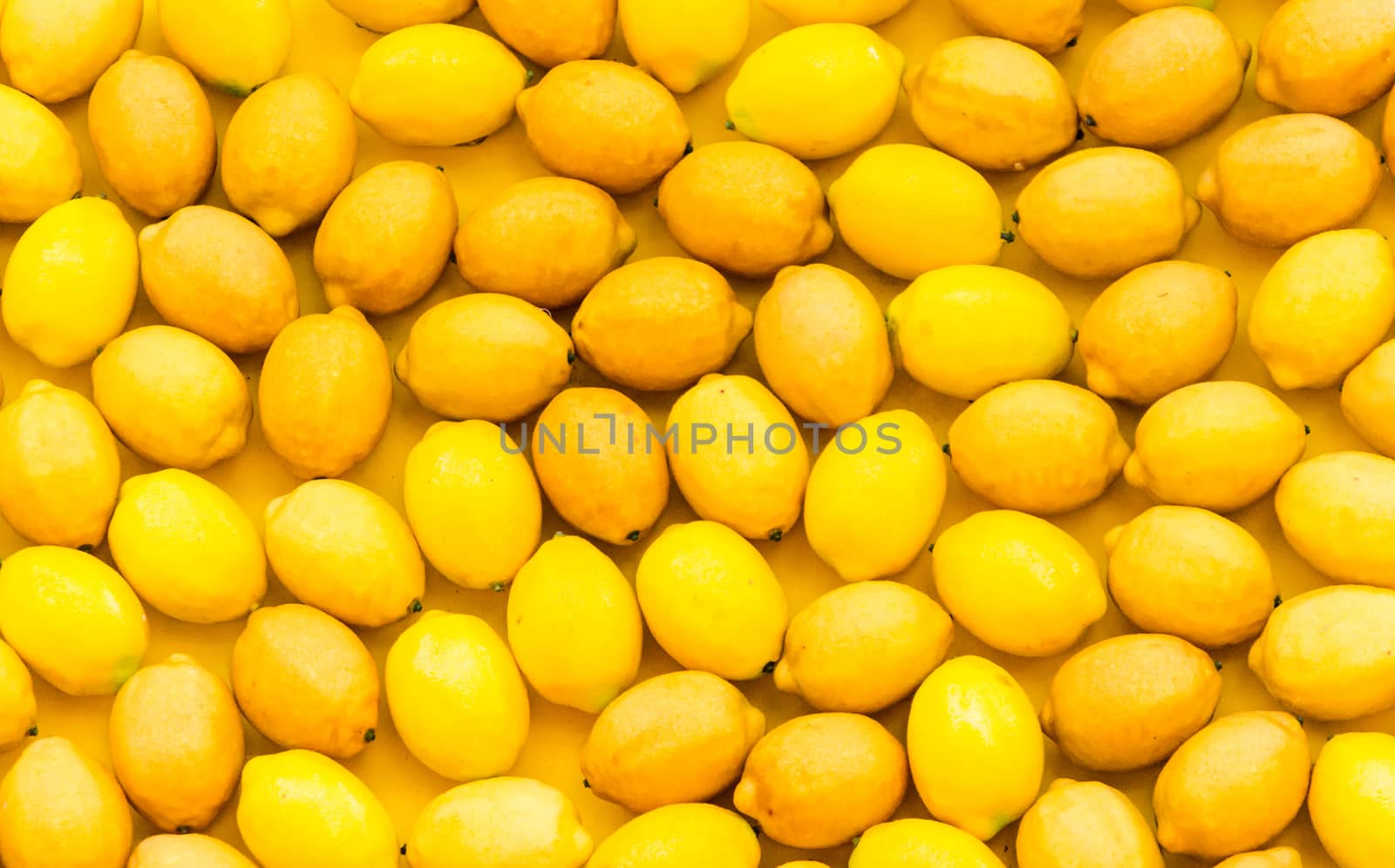 fruit pattern ripe yellow lemons close up