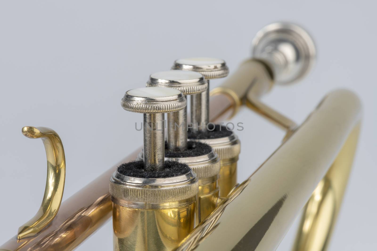 Musical instrument trumpet in detail
 by Tofotografie