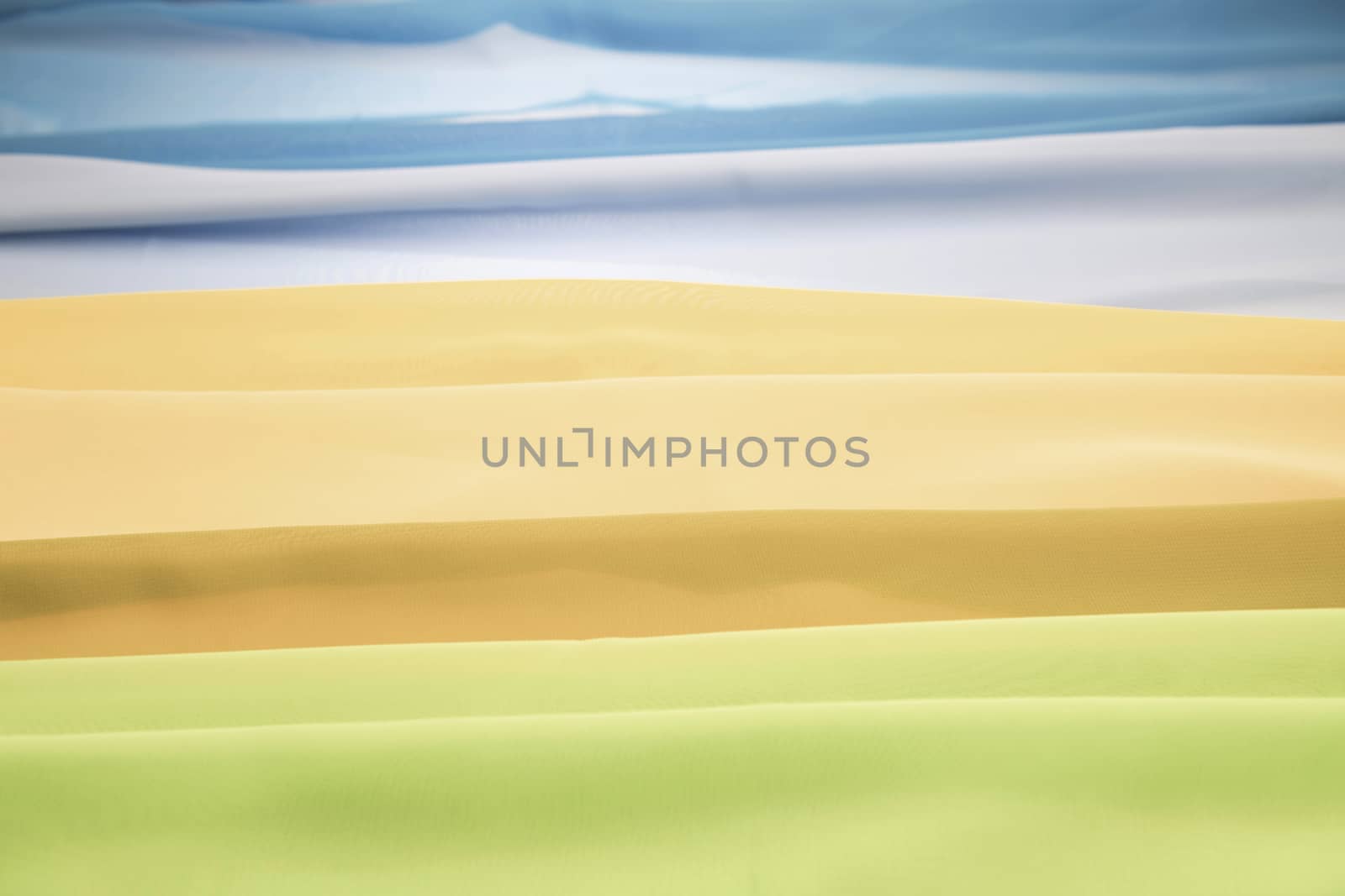 Abstract view of a landscape through cloths
 by Tofotografie