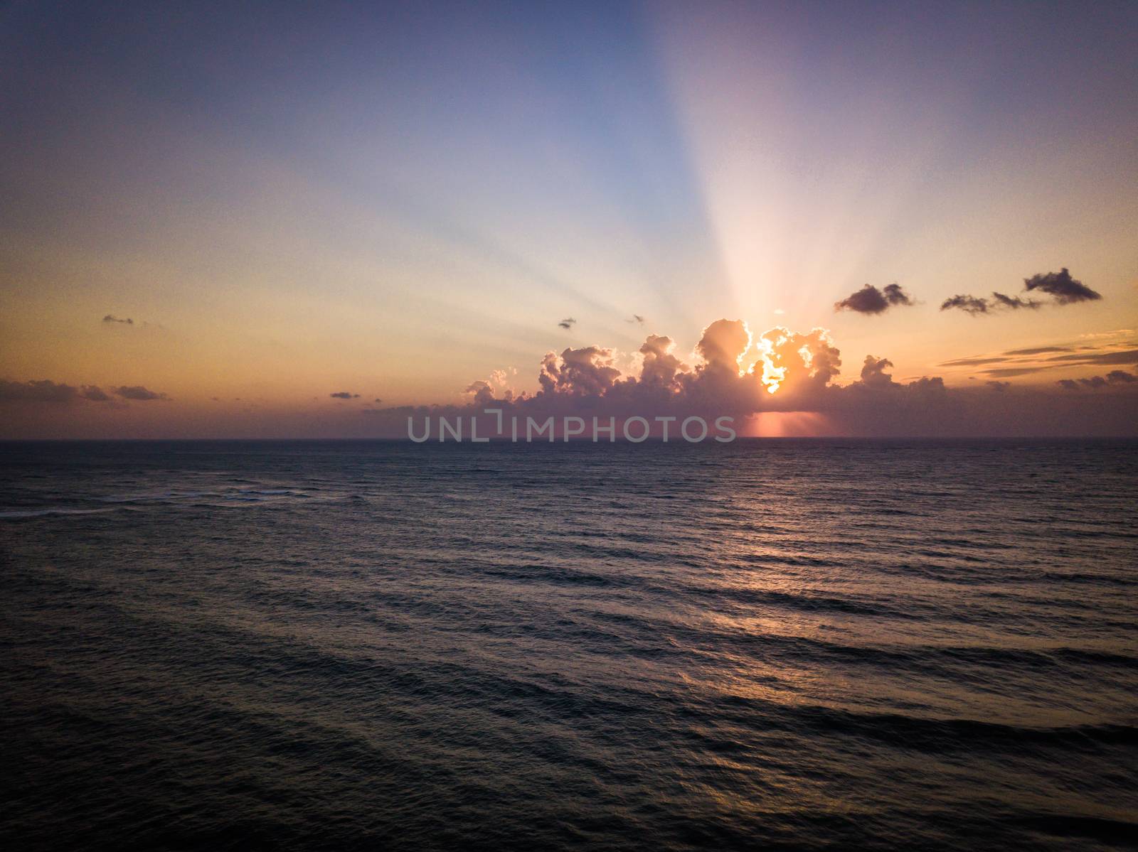 Sunrise of the Indian ocean on the Swahili coast. by Simoneemanphotography