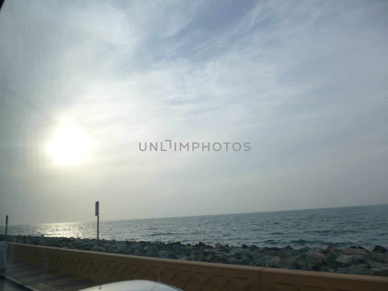 a coastline in Dubai